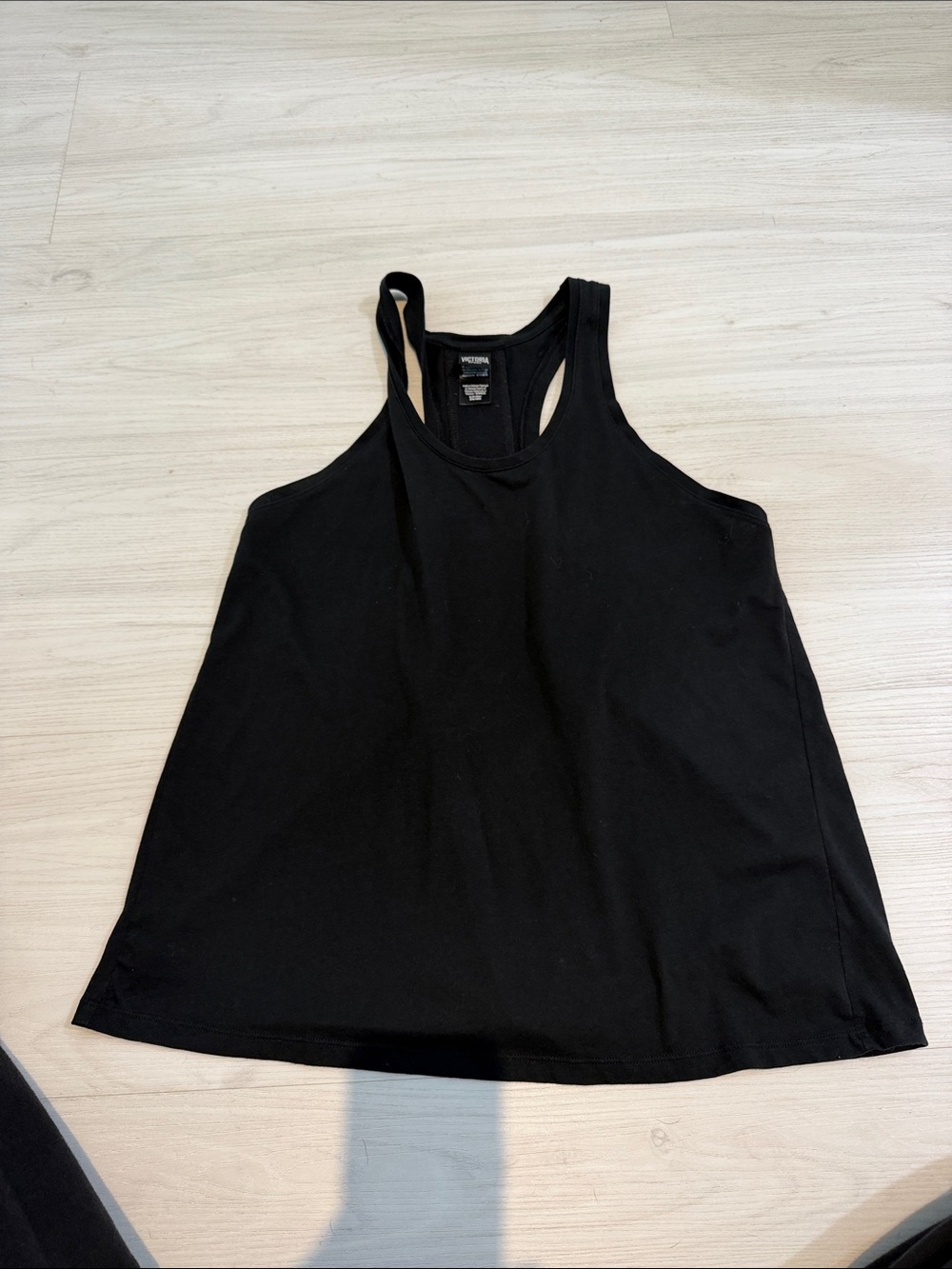 Victoria's Secret Black Racerback Tank Top